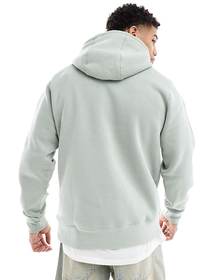 Nike Club Chenile Futura logo hoodie in light green